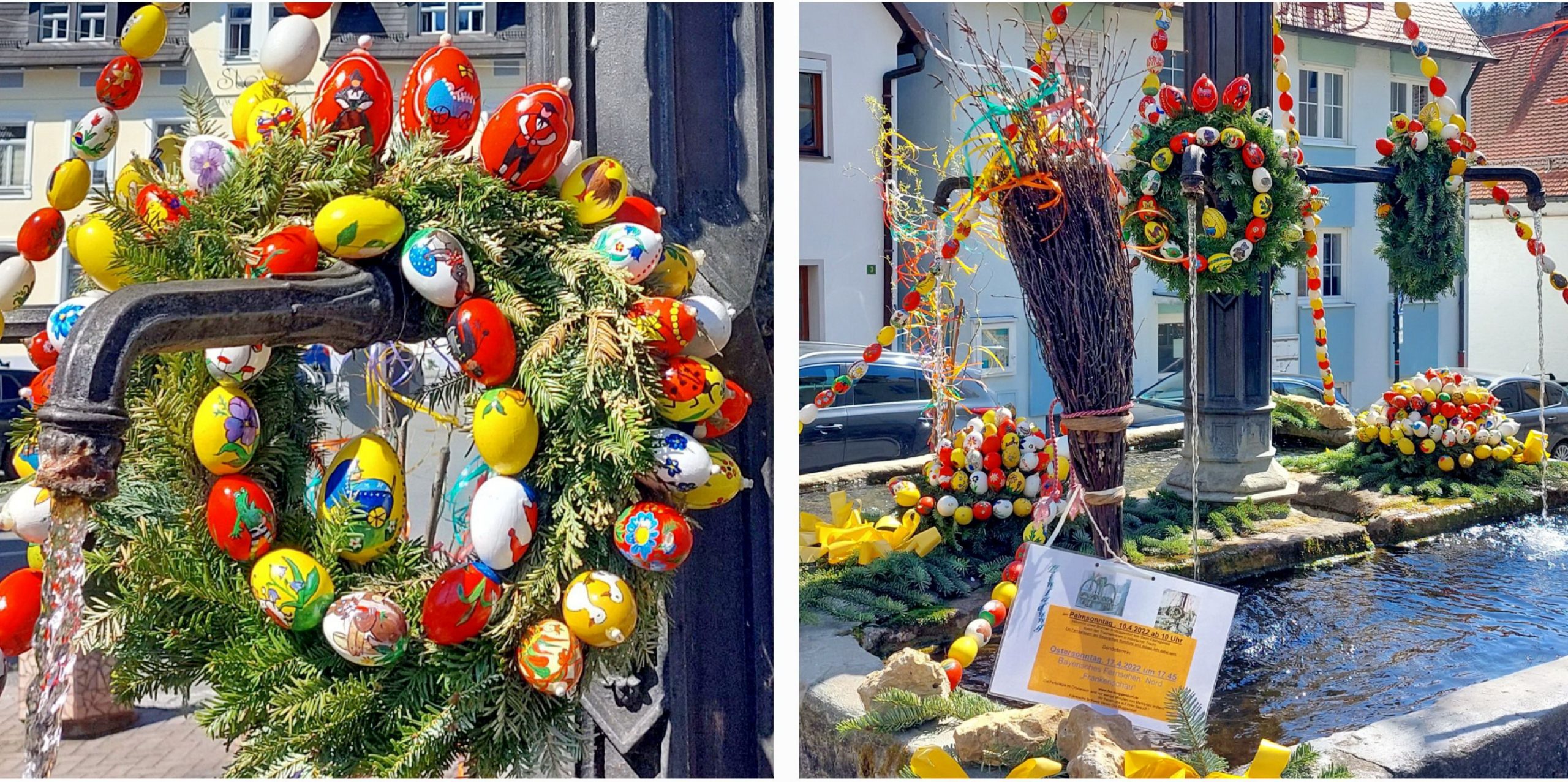 Easter fountain greetings from Franconian Switzerland – Samerberger Nachrichten