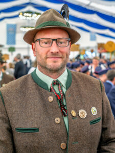 Erster Vorsitzender der Schützengesellschaft Alt-Wildschütz Persdorf und Festleiter Michael Fischer