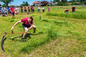 Deutsche Meisterschaft im Handmähen in Neubeuern