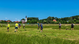 Deutsche Meisterschaft im Handmähen in Neubeuern