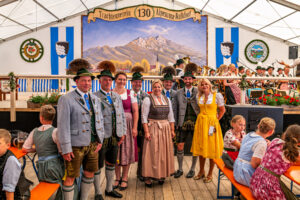 O’zapft is in Nußdorf: Gaufest und 130 Jahre GTEV Alpenrose feierlich eröffnet