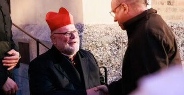 Zwei neue Ehrendomherren am Hohen Dom zu Paderborn: Reinhard Kardinal Marx und Heinz Josef Algermissen