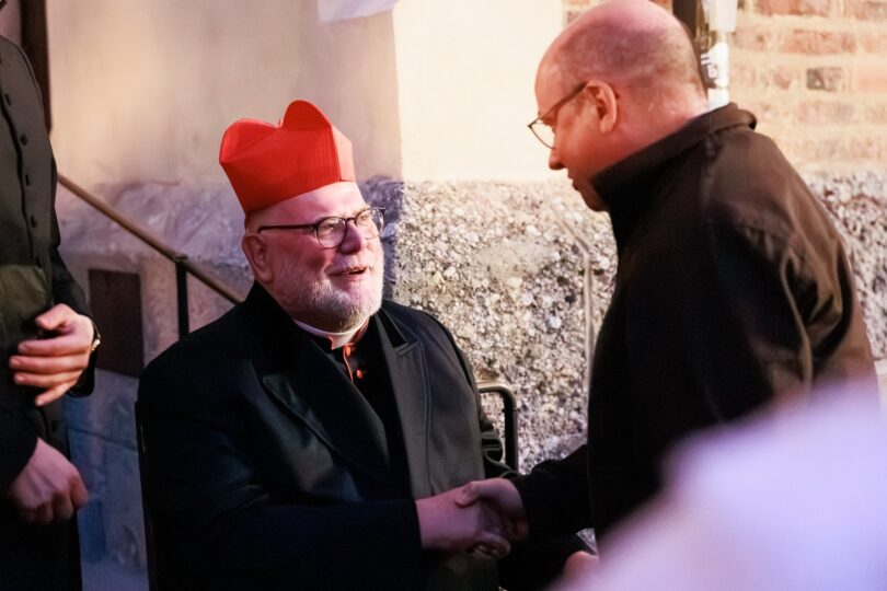Zwei neue Ehrendomherren am Hohen Dom zu Paderborn: Reinhard Kardinal Marx und Heinz Josef Algermissen