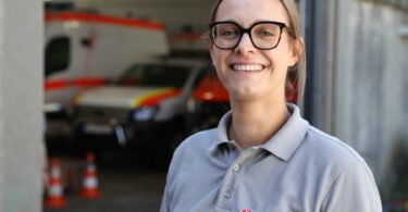 Hanna Krichbaumer, Leiterin der Johanniter-Rettungshundestaffel Rosenheim