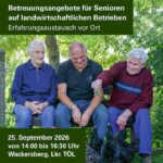 Ankündigungsplakat des AELF Holzkirchen zum Erfahrungsaustausch am 25. September