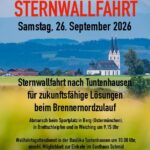 Einladungsflyer zur Sternwallfahrt am 26. September 2026