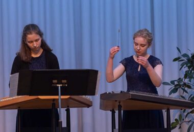 Das dynamische Duo beim Musizieren (3. Platz 2024).