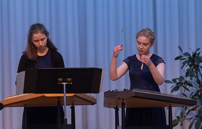 Das dynamische Duo beim Musizieren (3. Platz 2024).