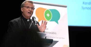 Kardinal Mario Grech bei seiner Rede auf dem Kongress