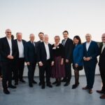 Referenten und Diskussionsteilnehmer während der Bezirksversammlung