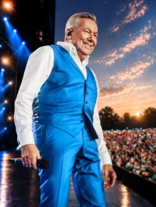 Roland Kaiser bei einem Open-Air-Auftritt vor Publikum