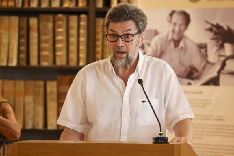 Der Schriftsteller Walter Müller, der den Spaziergang leitet