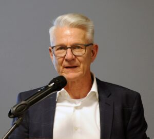 Dirk Landau, neuer DWV-Präsident, bei einer Ansprache.