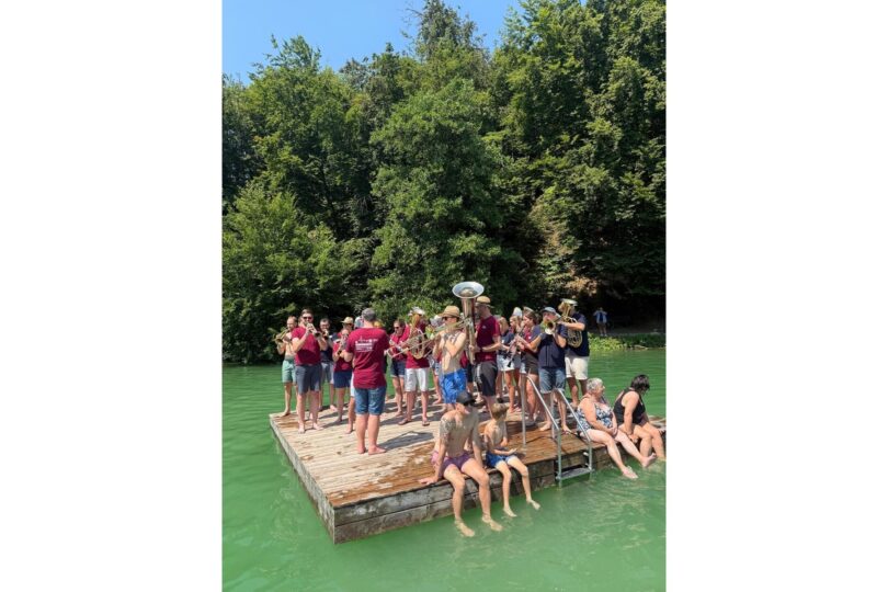 Der Wöhrsee erfreut sich großer Beliebtheit, auch bei den Georgsbläsern.