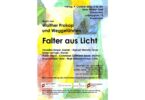 Plakat zur Konzertankündigung Falter aus Licht zum 80. Geburtstag von Walther Prokop