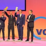 Finalisten mit vdiv-Präsidentin Silvia Pruß und Geschäftsführer Sebastian Stapleton-Hain