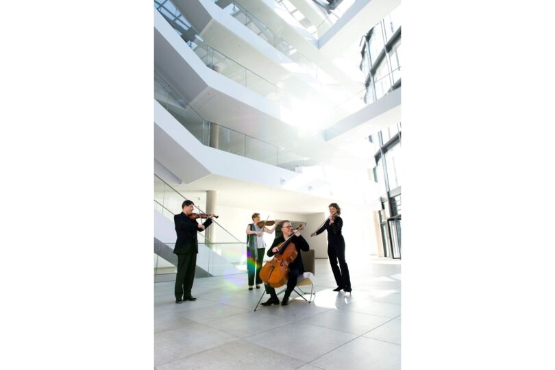Das Henschel Quartett während eines Auftritts.