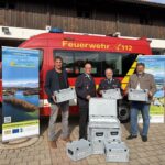 Übergabe der verschließbaren Transportboxen am 19. September 2026 vor dem Feuerwehrhaus