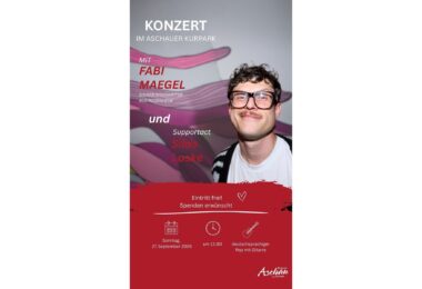 Plakat zum Morgenklang-Konzert mit Fabi Mägel und Supportact Silas Loske