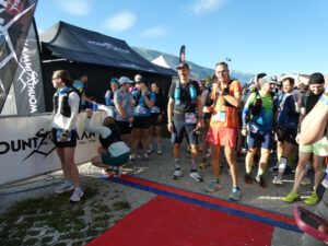 Start im Langlaufzentrum auf der Strecke über 26 Kilometer.