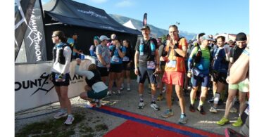 Start im Langlaufzentrum auf der Strecke über 26 Kilometer.