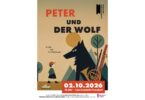 Plakatmotiv für "Peter und der Wolf" – Kinder- und Familienkonzert in Frasdorf