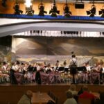 Die Musikkapelle unter Leitung von Sebastian Krause während des Kurkonzerts.