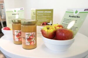 Streuobstaktion in der Kantine der Regierung von Oberbayern