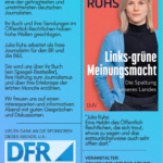 Flyertext mit Buchcover von "Links-grüne Meinungsmacht"