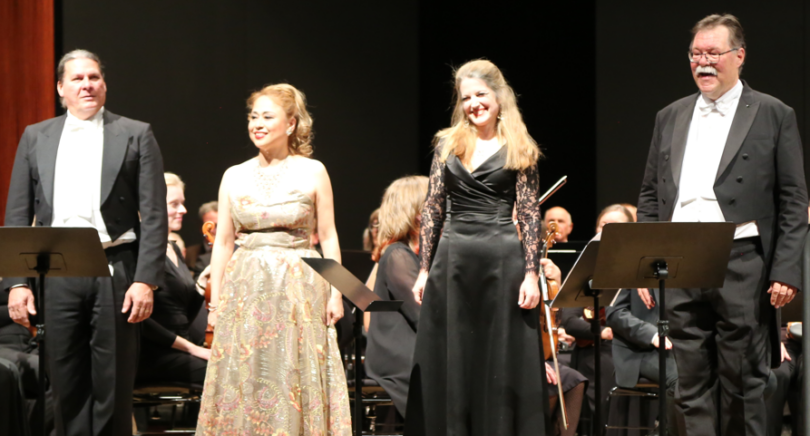Von links: Markus Herzog, Kayo Hashimoto, Sieglinde Zehetbauer und Georg Hermansdorfer.