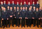 Geehrte Feuerwehrmitglieder bei der Ehrung für 25-jährige Zugehörigkeit.