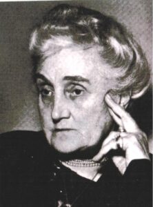 Poträt von Elsa Sophia von Kamphoevener im Alter.