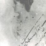 Poträt von Elsa Sophia von Kamphoevener in jungen Jahren.