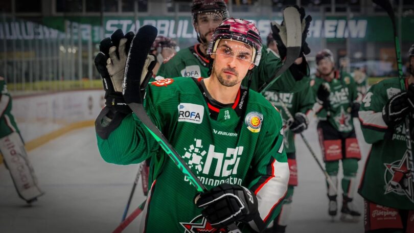 Klemen Pretnar im Trikot der Starbulls Rosenheim.