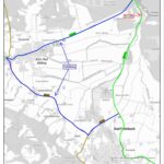 Umleitungsplan für die Sperrung der St 2089 über Au b. Bad Aibling.