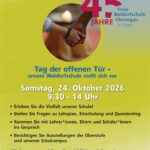 Plakat zum Tag der offenen Tür der Freien Waldorfschule Chiemgau