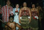 Folklorefest in den USA mit dem Stamm der Maori aus Neuseeland