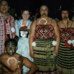 Folklorefest in den USA mit dem Stamm der Maori aus Neuseeland