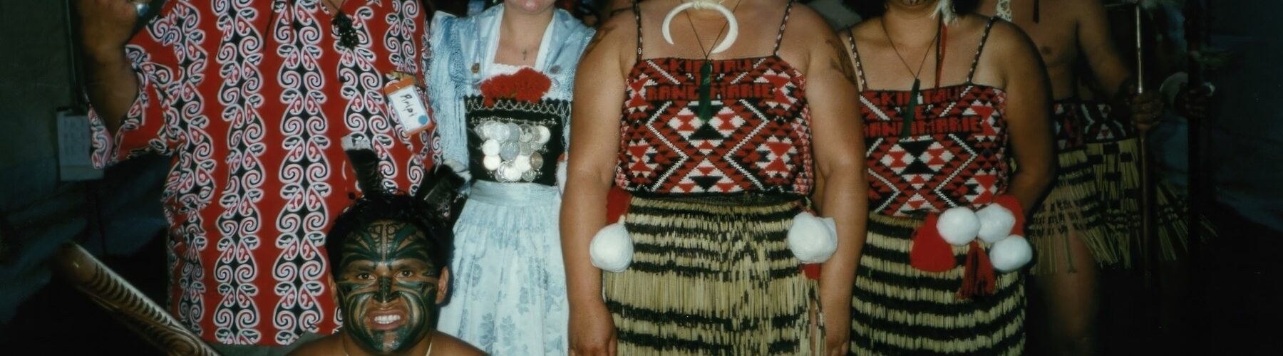 Folklorefest in den USA mit dem Stamm der Maori aus Neuseeland
