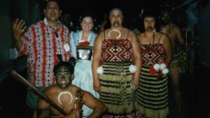 Folklorefest in den USA mit dem Stamm der Maori aus Neuseeland