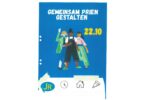 Plakat zum Jugendempfang „Gemeinsam Prien gestalten“ mit Datum 22.10.