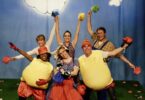 Ensemble des Kindermusicals Die Kuh, die wollt ins Kino gehn