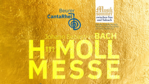 Plakatmotiv zur Aufführung der h‑Moll‑Messe in Rott am Inn.