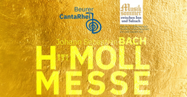 Plakatmotiv zur Aufführung der h‑Moll‑Messe in Rott am Inn.
