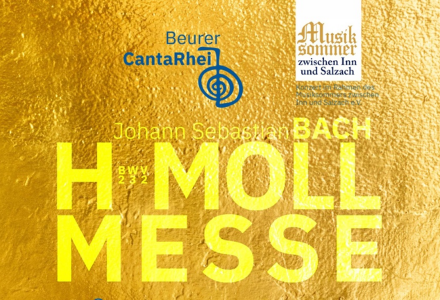 Plakatmotiv zur Aufführung der h‑Moll‑Messe in Rott am Inn.