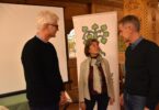 Von links Ulrich Penzkofer, Beate Rutkowski und Bürgermeister Andreas Scheck